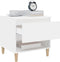 vidaXL - Nachtkastjes - 2 - st - 50x46x50 - cm - bewerkt - hout - wit