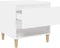 vidaXL - Nachtkastjes - 2 - st - 50x46x50 - cm - bewerkt - hout - wit