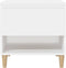 vidaXL - Nachtkastjes - 2 - st - 50x46x50 - cm - bewerkt - hout - wit