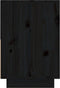 vidaXL - Nachtkastjes - 2 - st - 60x34x51 - cm - massief - grenenhout - zwart