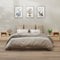 vidaXL - Nachtkastjes - 2 - st - 60x34x51 - cm - massief - grenenhout