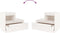 vidaXL - Nachtkastjes - 2 - st - 60x34x51 - cm - massief - grenenhout - wit