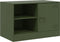 vidaXL - Nachtkastjes - 2 - st - 67x39x44 - cm - staal - olijfgroen