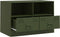 vidaXL - Nachtkastjes - 2 - st - 67x39x44 - cm - staal - olijfgroen