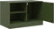 vidaXL - Nachtkastjes - 2 - st - 67x39x44 - cm - staal - olijfgroen
