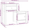 vidaXL - Nachtkastjes - 2 - st - 79,5x38x65,5 - cm - grenenhout - honingbruin