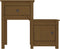 vidaXL - Nachtkastjes - 2 - st - 79,5x38x65,5 - cm - grenenhout - honingbruin