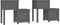 vidaXL - Nachtkastjes - 2 - st - 79,5x38x65,5 - cm - massief - grenenhout - grijs