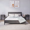 vidaXL - Nachtkastjes - 2 - st - 79,5x38x65,5 - cm - massief - grenenhout - grijs