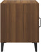 vidaXL - Nachtkastjes - 2 - st - bewerkt - hout - bruin - eikenkleur