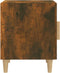vidaXL - Nachtkastjes - 2 - st - bewerkt - hout - gerookt - eikenkleurig