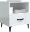vidaXL - Nachtkastjes - 2 - st - bewerkt - hout - hoogglans - wit