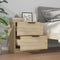 vidaXL - Nachtkastjes - 2 - st - bewerkt - hout - sonoma - eikenkleurig