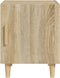 vidaXL - Nachtkastjes - 2 - st - bewerkt - hout - sonoma - eikenkleurig