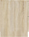 vidaXL - Nachtkastjes - 2 - st - bewerkt - hout - sonoma - eikenkleurig