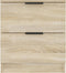 vidaXL - Nachtkastjes - 2 - st - bewerkt - hout - sonoma - eikenkleurig