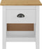 vidaXL - Nachtkastjes - 2 - st - Hill - Range - 46x35x49,5 - cm - massief - grenenhout