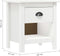vidaXL - Nachtkastjes - 2 - st - Hill - Range - 46x35x49,5 - cm - massief - grenenhout