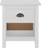 vidaXL - Nachtkastjes - 2 - st - Hill - Range - 46x35x49,5 - cm - massief - grenenhout