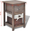 vidaXL - Nachtkastjes - 2 - st - hout - bruin