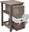 vidaXL - Nachtkastjes - 2 - st - hout - bruin