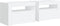 vidaXL - Nachtkastjes - 2 - st - LED - 60x35x40 - cm - wit