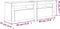 vidaXL - Nachtkastjes - 2 - st - LED - 60x35x40 - cm - wit