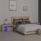 vidaXL - Nachtkastjes - 2 - st - LED-verlichting - 70x36,5x40 - cm - sonoma - eiken