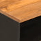 vidaXL - Nachtkastjes - 2 - st - massief - mangohout - bruin - en - zwart