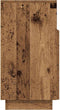 vidaXL - Nachtkastjes - 2 - st - met - 2 - lades - 36x36x68 - cm - oud - houtkleurig