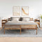 vidaXL - Nachtkastjes - 2 - st - met - 2 - lades - 36x36x68 - cm - oud - houtkleurig