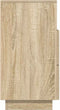 vidaXL - Nachtkastjes - 2 - st - met - 2 - lades - 36x36x68 - cm - sonoma - eikenkleurig