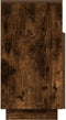 vidaXL - Nachtkastjes - 2 - st - met - 2 - lades - 36x36x68 - cm - gerookt - eikenkleurig