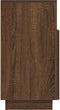 vidaXL - Nachtkastjes - 2 - st - met - 2 - lades - 36x36x68 - cm - bruin - eikenkleurig