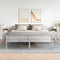 vidaXL - Nachtkastjes - 2 - st - met - 2 - lades - 36x36x68 - cm - betongrijs