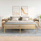 vidaXL - Nachtkastjes - 2 - st - met - 2 - lades - 36x36x68 - cm - artisanaal - eiken