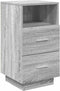 vidaXL - Nachtkastjes - 2 - st - met - 2 - lades - 36x36x68 - cm - grijs - sonoma - eiken