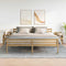 vidaXL - Nachtkastjes - 2 - st - met - 2 - lades - 40x33x60 - cm - artisanaal - eiken