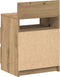 vidaXL - Nachtkastjes - 2 - st - met - 2 - lades - 40x33x60 - cm - artisanaal - eiken