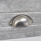 vidaXL - Nachtkastjes - 2 - st - met - 2 - lades - grijs - en - wit
