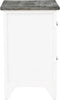 vidaXL - Nachtkastjes - 2 - st - met - 2 - lades - grijs - en - wit