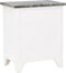 vidaXL - Nachtkastjes - 2 - st - met - 2 - lades - grijs - en - wit