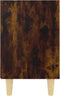vidaXL - Nachtkastjes - 2 - st - met - houten - poten - 40x30x50 - cm - gerookt - eiken