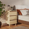 vidaXL - Nachtkastjes - 2 - st - met - houten - poten - 40x35x69 - cm - sonoma - eiken