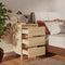 vidaXL - Nachtkastjes - 2 - st - met - houten - poten - 40x35x69 - cm - sonoma - eiken