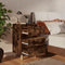 vidaXL - Nachtkastjes - 2 - st - met - houten - poten - 40x35x69 - cm - gerookt - eiken