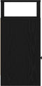 vidaXL - Nachtkastjes - 2 - st - met - lade - 25x31x66 - cm - zwart