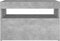 vidaXL - Nachtkastjes - 2 - st - met - LED-verlichting - 60x35x40 - cm - betongrijs