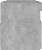 vidaXL - Nachtkastjes - 2 - st - met - LED-verlichting - 60x35x40 - cm - betongrijs