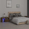 vidaXL - Nachtkastjes - 2 - st - met - LED-verlichting - 70x36,5x40 - cm - bruineiken